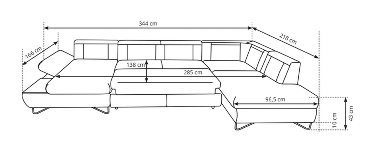 Lofti III Corner Sofa Bed