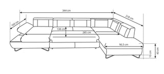 Lofti III U Shape Corner Sofa Bed - Msofas LTD