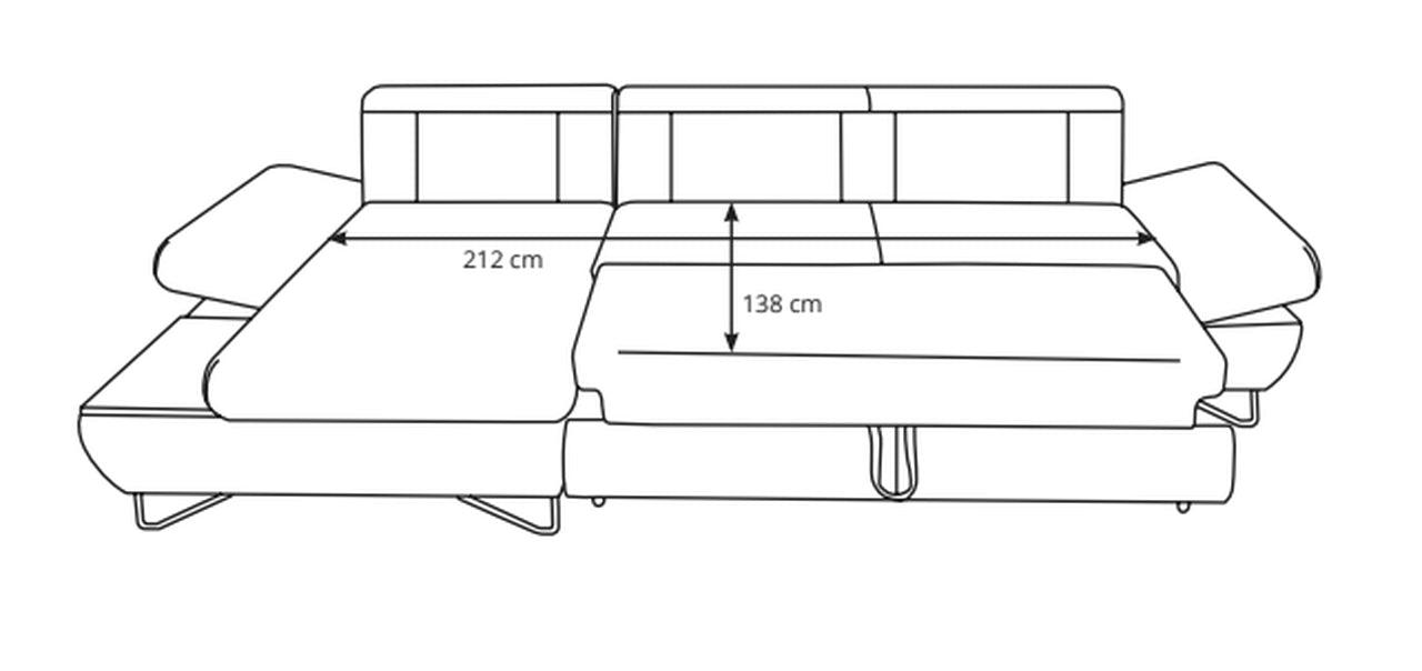 Lofti Corner Sofa Bed