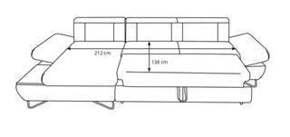 Lofti Corner Sofa Bed