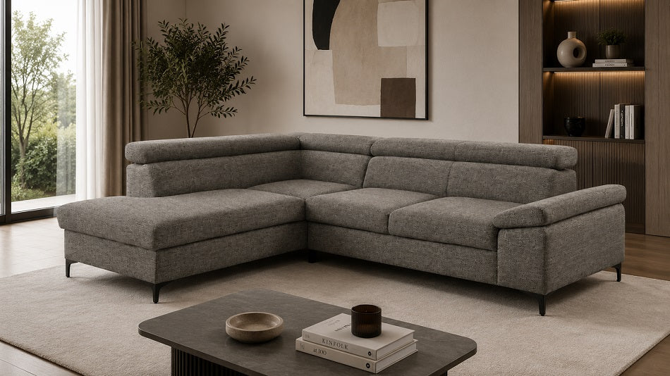 Lonigo Express Delivery Corner Sofa Bed With Storage Inari 90
