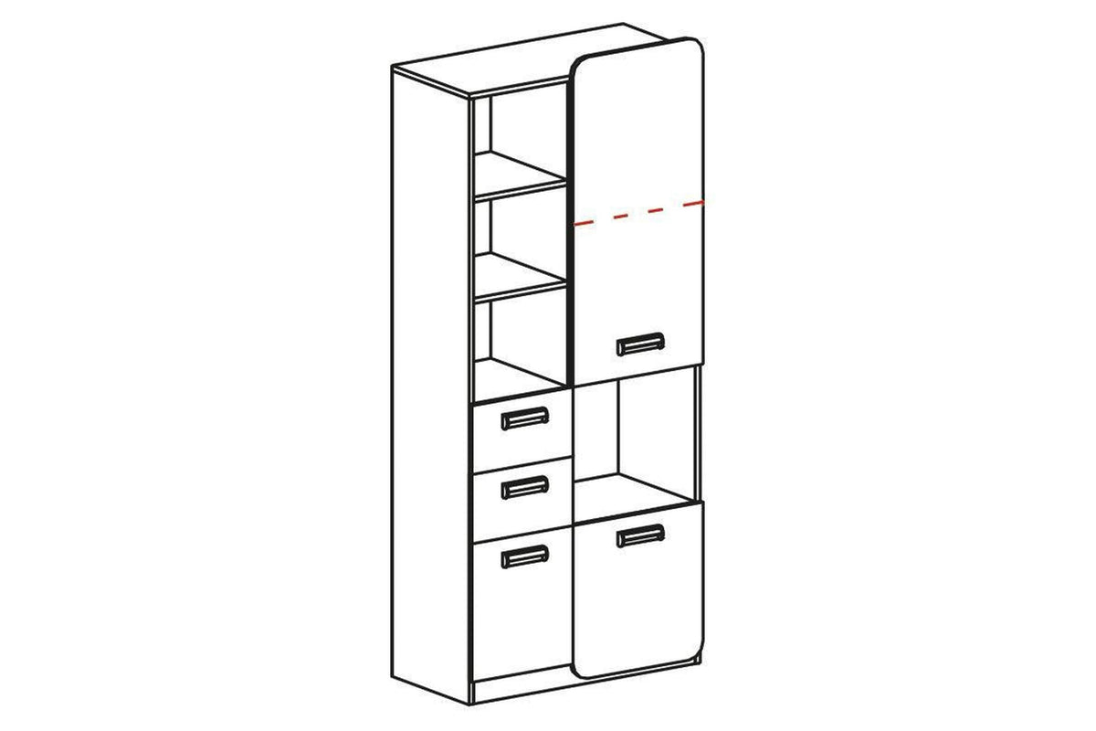 Lorento L7 Express Delivery Cabinet Purple
