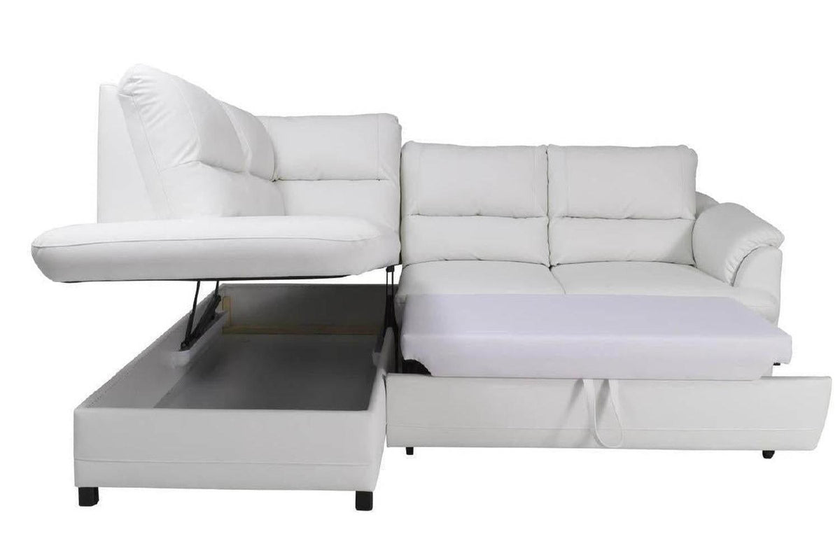 Lucca Corner Sofa Bed With Storage