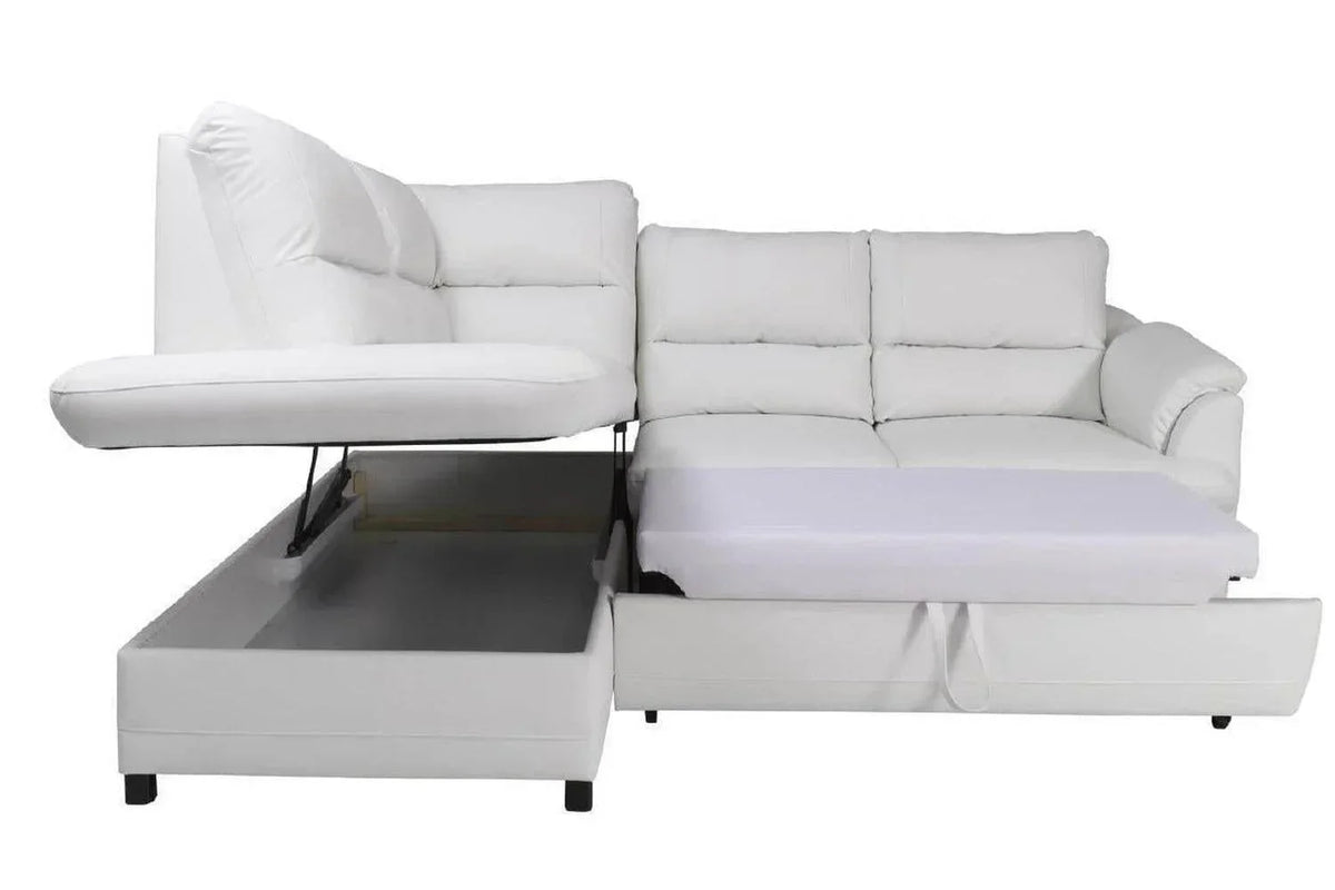 Lucca Corner Sofa Bed With Storage
