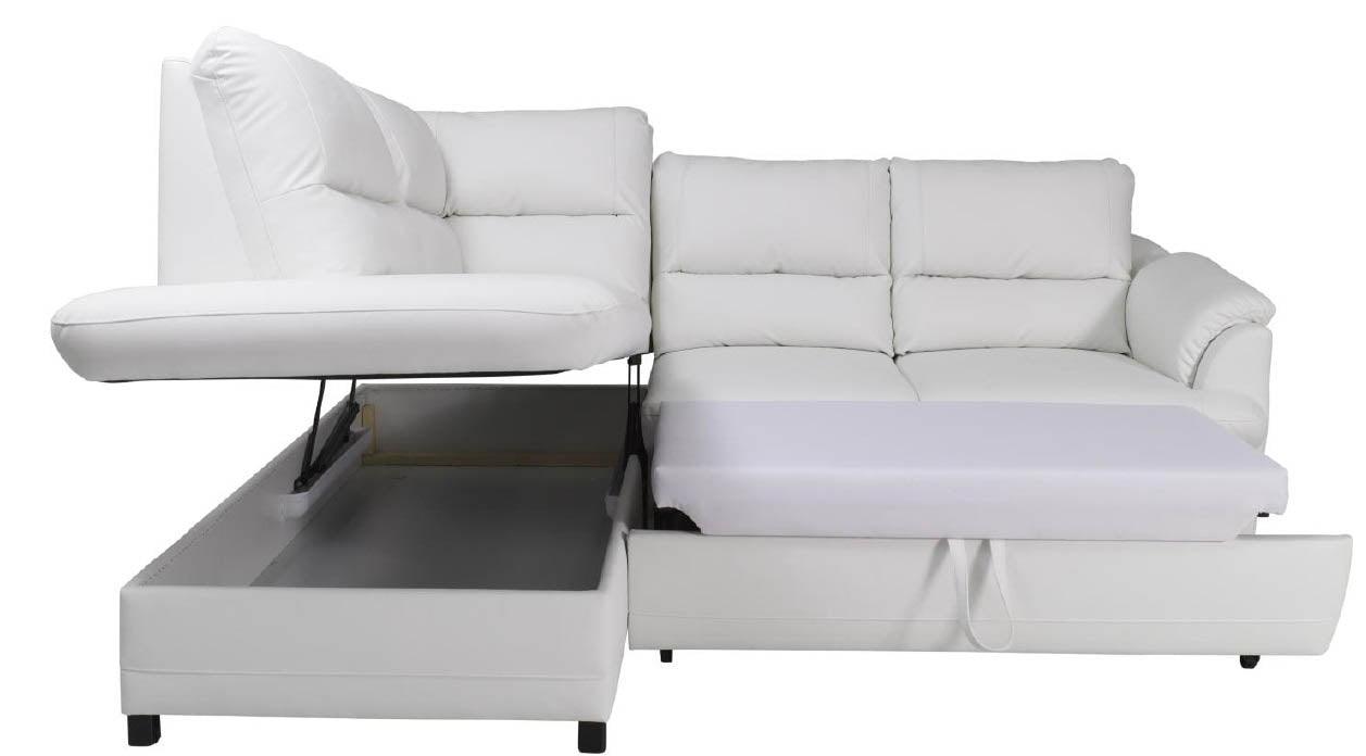 Lucca Corner Sofa Bed Malta Graphite Fast Delivery