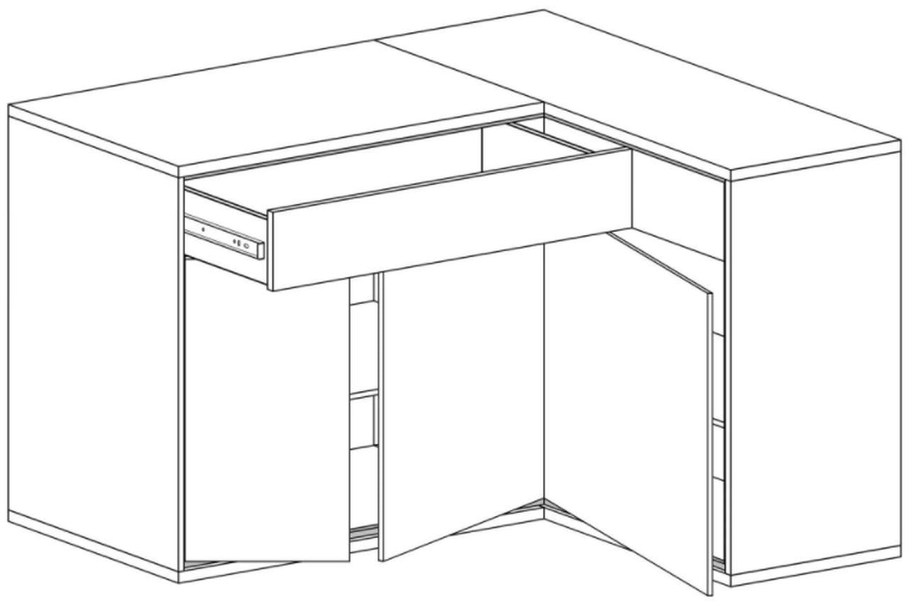 Mediolan Corner Cabinet 127