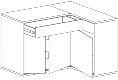 Mediolan Corner Cabinet 127