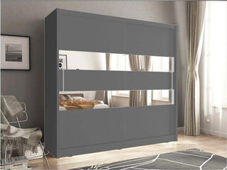 Maya 2 200 Mirror Wardrobe - Msofas LTD