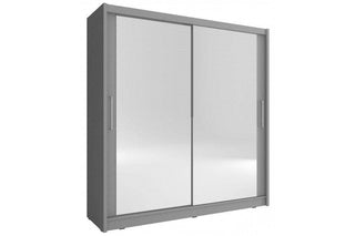 Maya Vl 180 Double Mirror Wardrobe - Msofas LTD