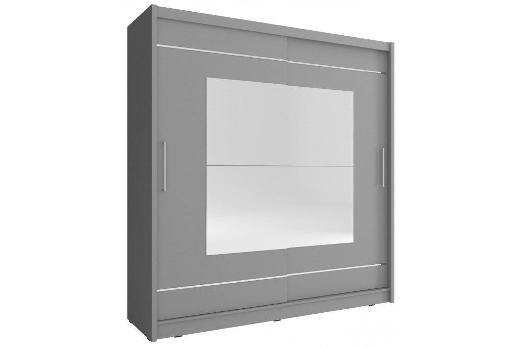 Maya lX 200 Square Mirror Wardrobe