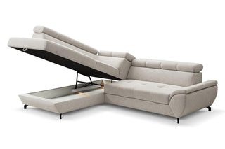 Mario Corner Sofa Bed With Storage Zoya 10 Clearance