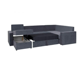 Denver Maxi U Shape Corner Sofa Bed - Msofas LTD