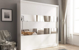 Maya 2 180 Mirror wardrobe - Msofas LTD