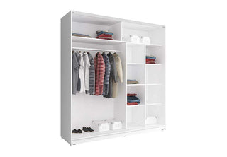 Mika Vll 200 Gloss Wardrobe - Msofas LTD