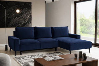 Mingo Express Delivery Corner Sofa Bed With Storage Kronos 09 ROYAL BLUE