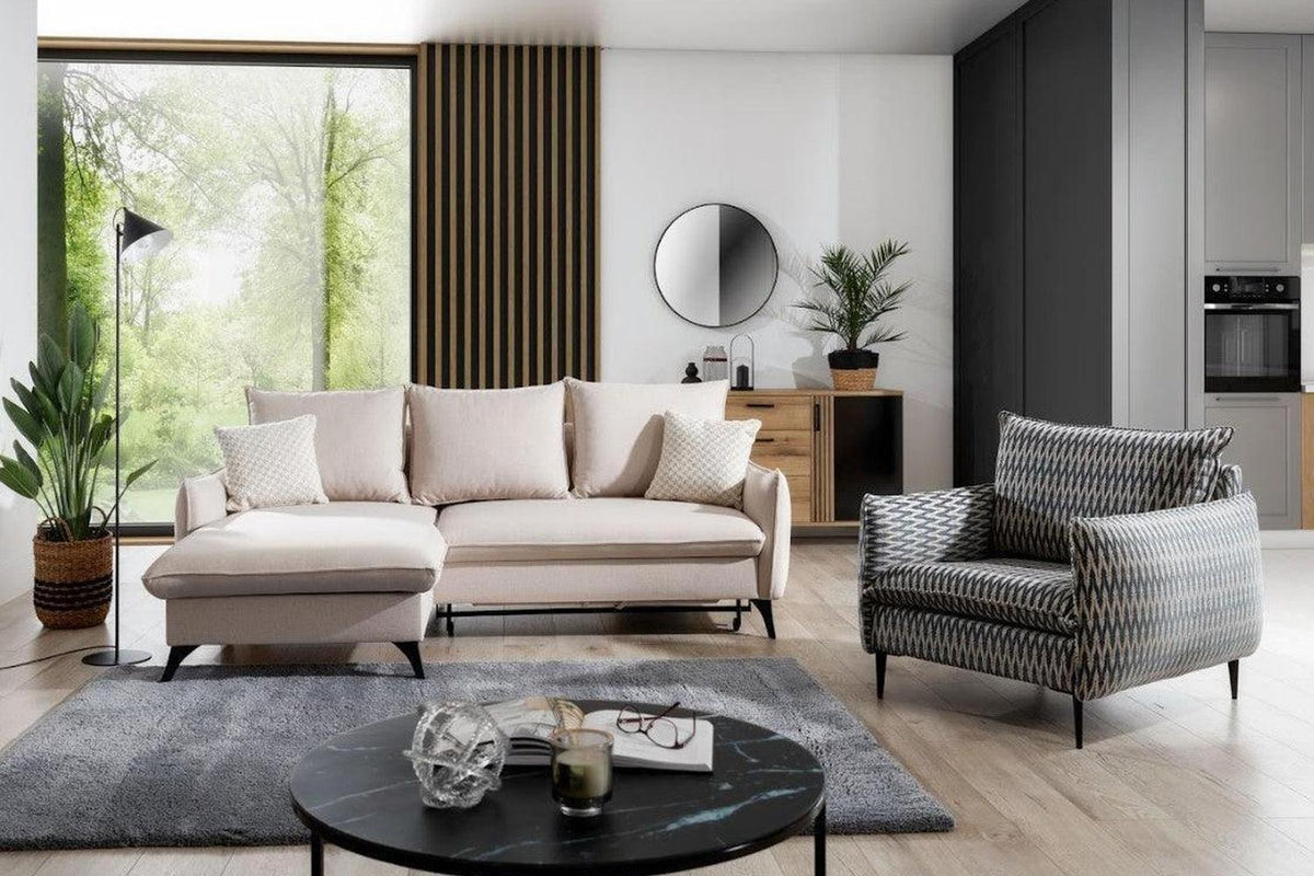Modica Corner Sofa Bed With Storage
