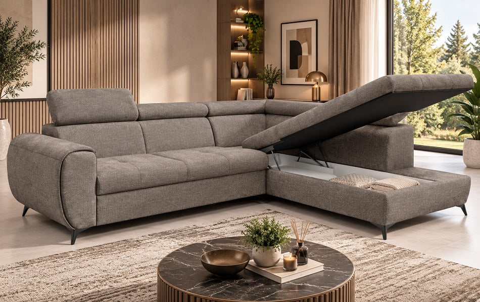Mona Express Delivery Corner Sofa Bed With Storage Inari 90