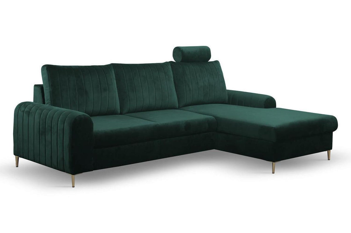 Monaco Express Delivery Corner Sofa Bed With Storage Kronos 9
