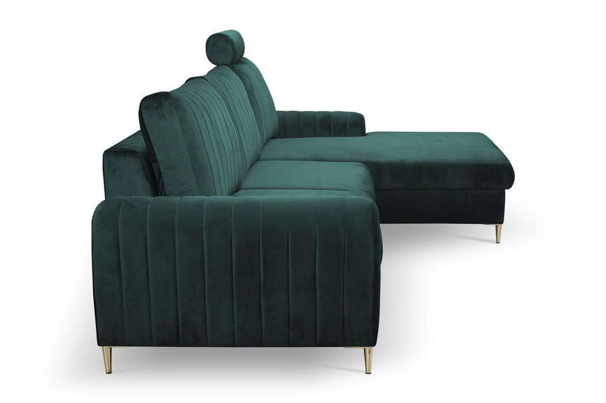 Monaco Express Delivery Corner Sofa Bed With Storage Kronos 9