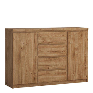 Fribo 2 Door 4 Drawer Sideboard in Oak - Msofas LTD