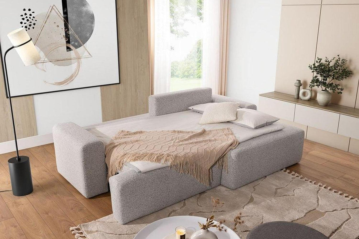 Amun Corner Sofa Bed With Storage
