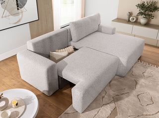 Amun Corner Sofa Bed with Storage