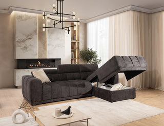 Augusto Corner Sofa Bed with Storage