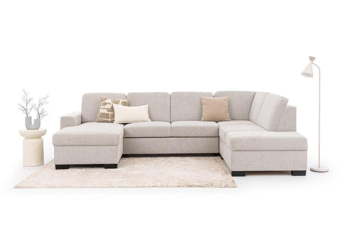 Torentino U Corner Sofa Bed With Storage