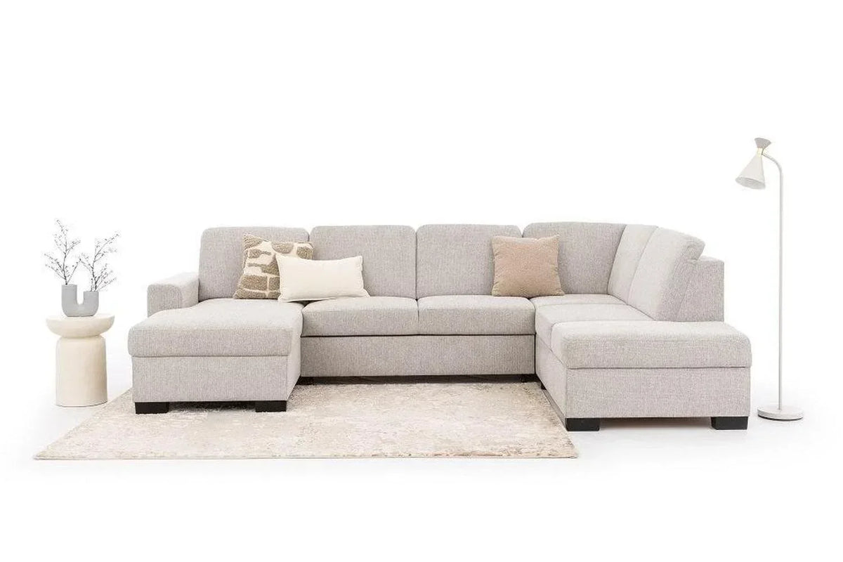 Torentino U Corner Sofa Bed With Storage