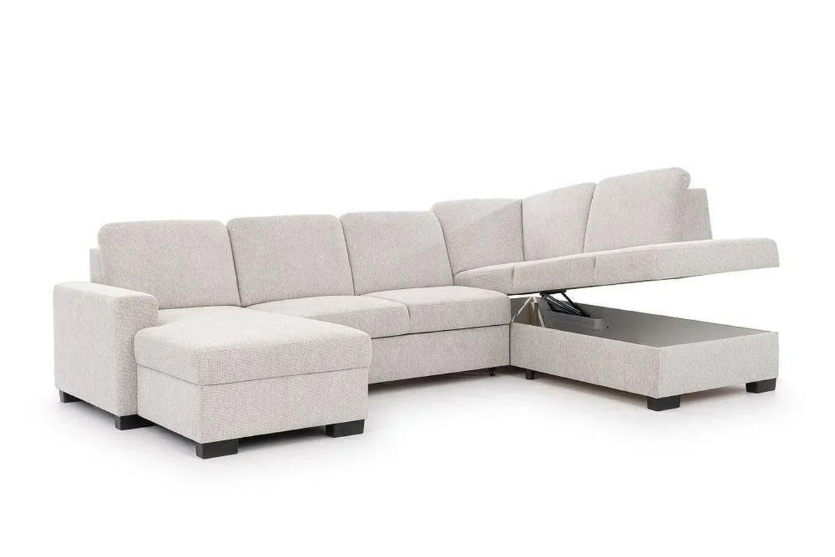 Torentino U Corner Sofa Bed With Storage