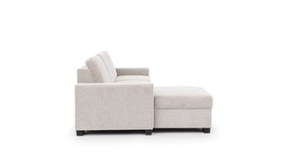 Rozkładana sofa narożna z funkcją spania i pojemnikiem na pościel Torentino