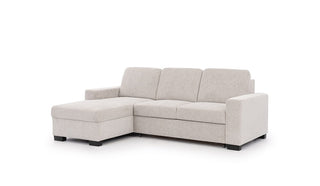 Rozkładana sofa narożna z funkcją spania i pojemnikiem na pościel Torentino