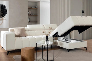 Ragusso Corner Sofa Bed With Storage