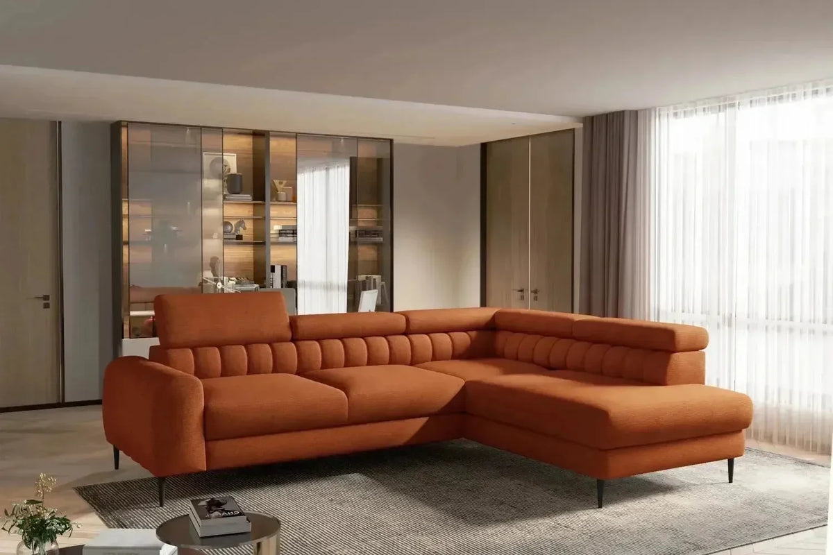 Navas L Corner Sofa Bed With Storage
