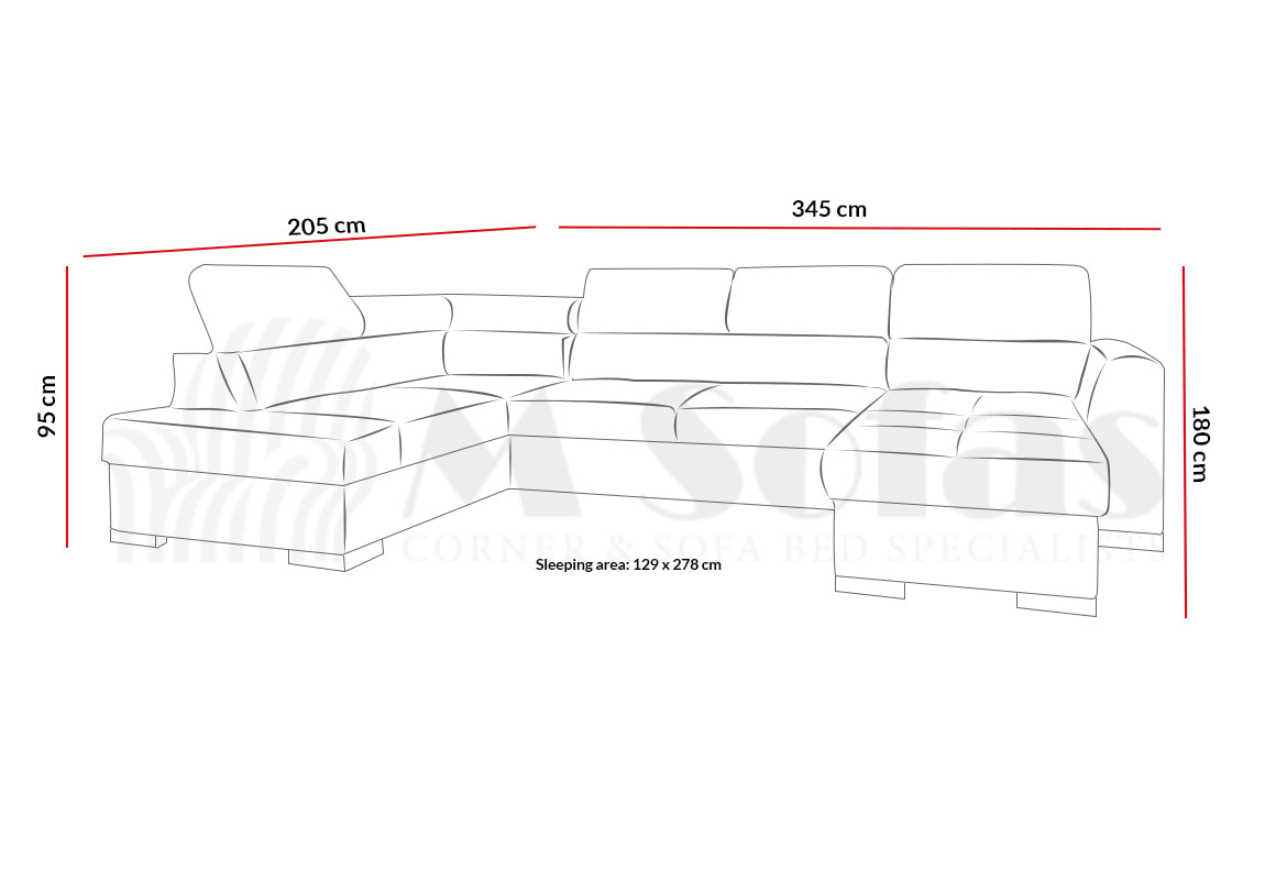 Nest I Corner Sofa Bed