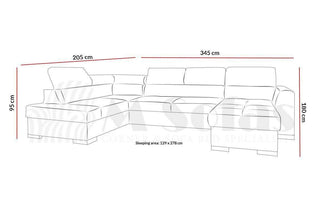 Nest I Corner Sofa Bed - Msofas LTD