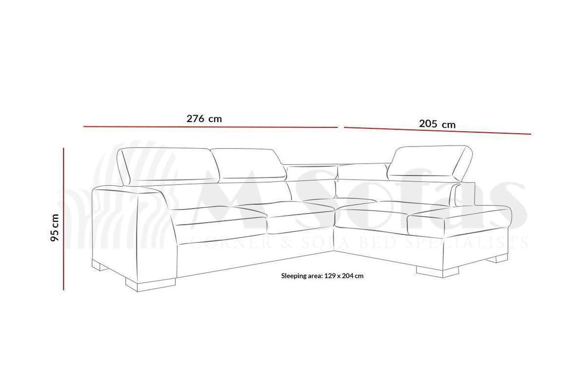 Nest Ii Corner Sofa Bed With Storage
