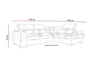 Nest II Corner Sofa Bed - Msofas LTD