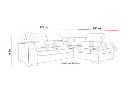 Nest II Corner Sofa Bed