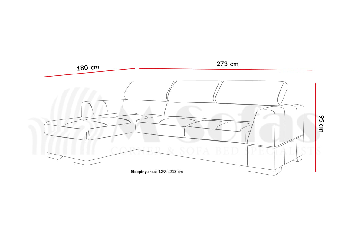 Nest III Corner Sofa Bed