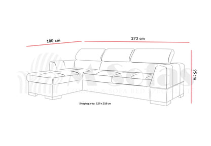 Nest III Corner Sofa Bed