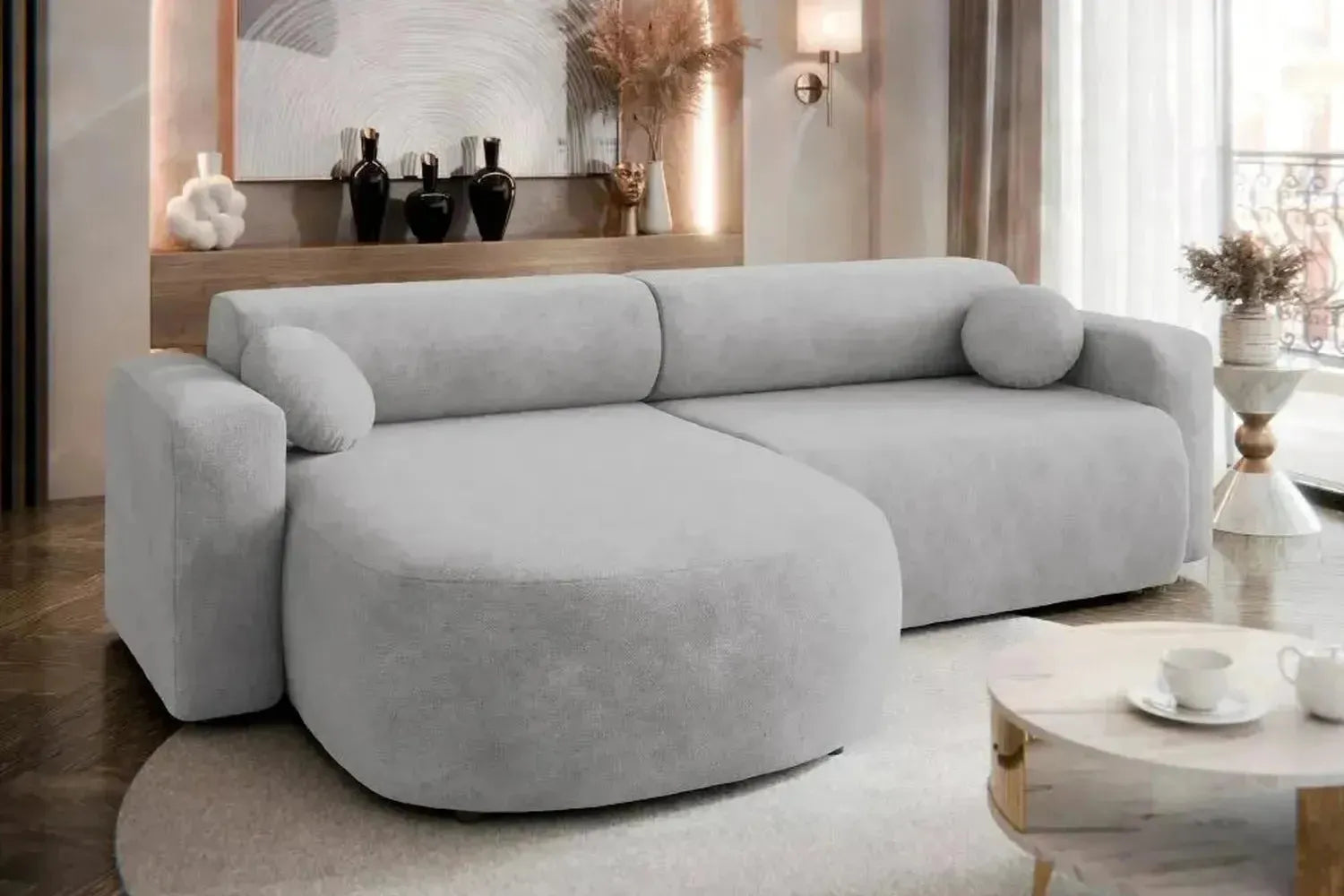 Nicelo Corner Sofa Bed With Storage