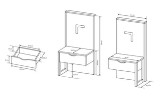 Arden Bedside Tables - Msofas LTD