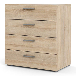 Pepe Chest of 4 Drawers in Oak - Msofas LTD