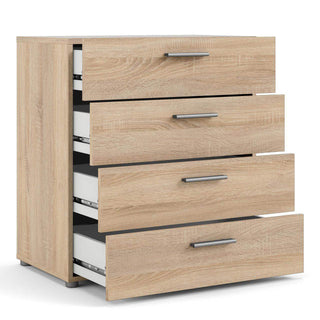 Pepe Chest of 4 Drawers in Oak - Msofas LTD