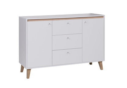 Oviedo Sideboard 135 White / Light San Remo