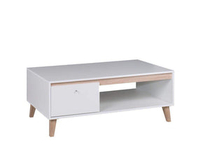 Oviedo Coffee Table White / Light San Remo - Msofas LTD