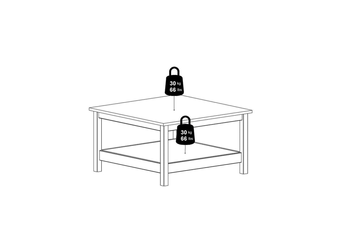 Madrid Coffee Table In Matt Black
