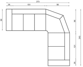 Oscar I Corner Sofa Bed - Msofas LTD