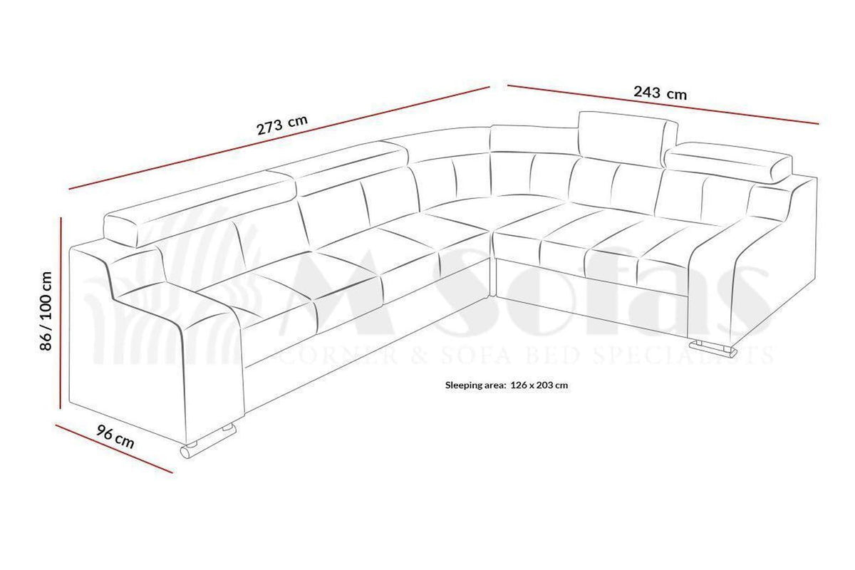 Oscar I Corner Sofa Bed